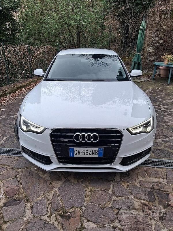 Usata Audi A5 S-Line 190 CV (139 kW) 2016 Bianco Coupé