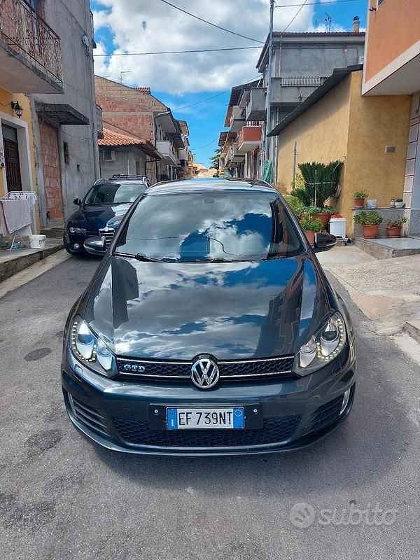 Usata VW Golf VI GTD 170 CV (125 kW) 2010 Grigio Utilitaria