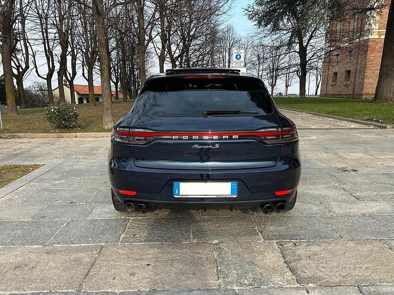 Usata Porsche Macan S 354 CV (260 kW) 2019 Blu SUV