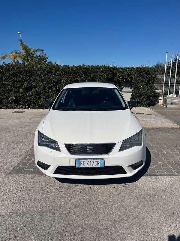 Usata Seat Leon CONNECT 110 CV (80 kW) 2016 Bianco Berlina
