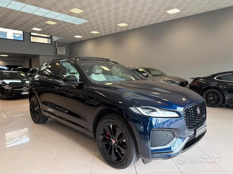 Usata Jaguar F-Pace R-Dynamic 250 CV (183 kW) 2022 Blu SUV