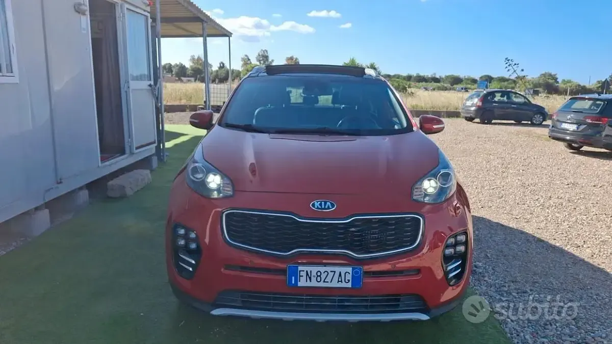 Usata Kia Sportage GT-Line 185 CV (136 kW) 2018 Rosso SUV