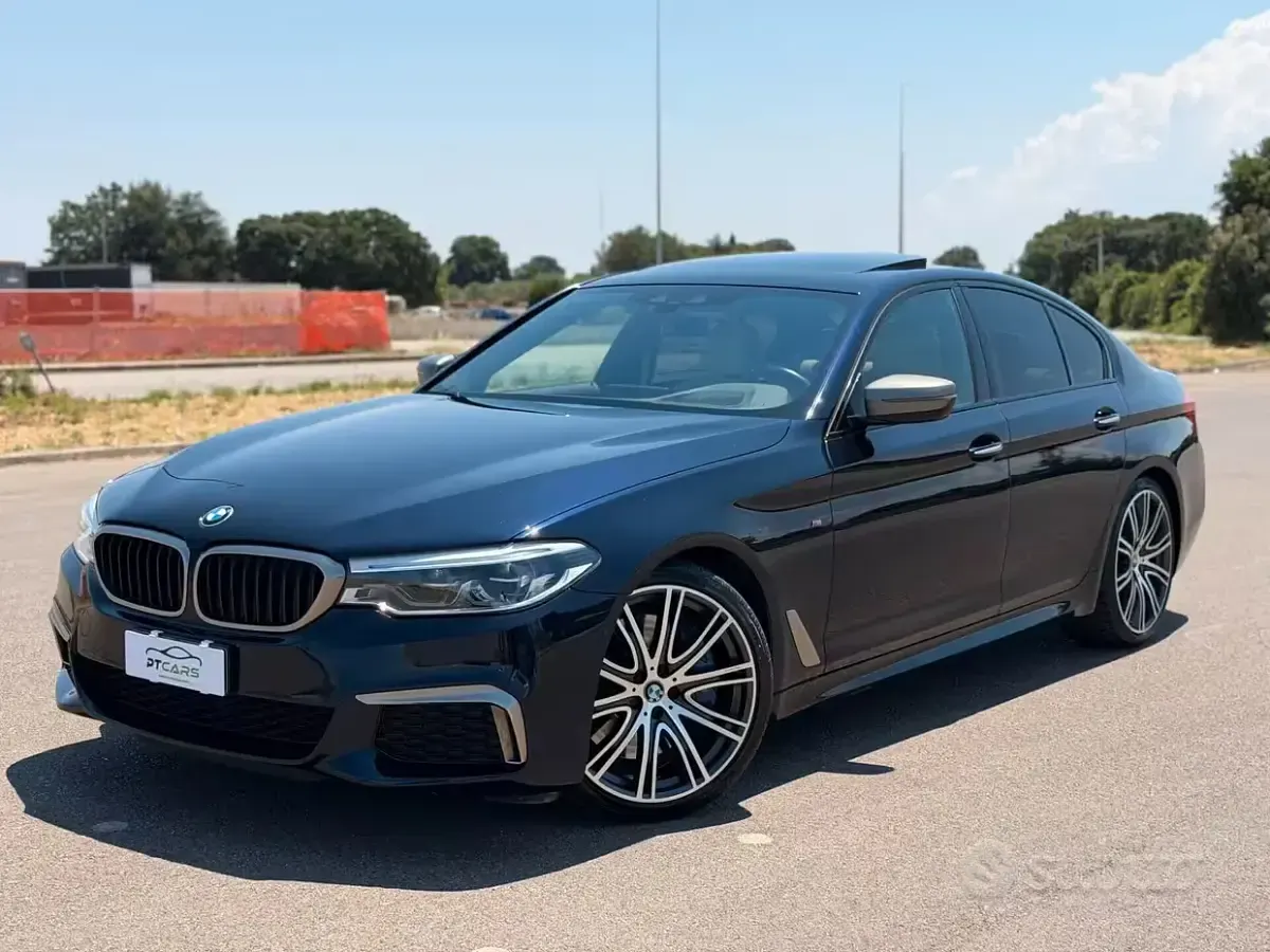 Usata BMW M550 M Sport 400 CV (294 kW) 2018 Blu Berlina
