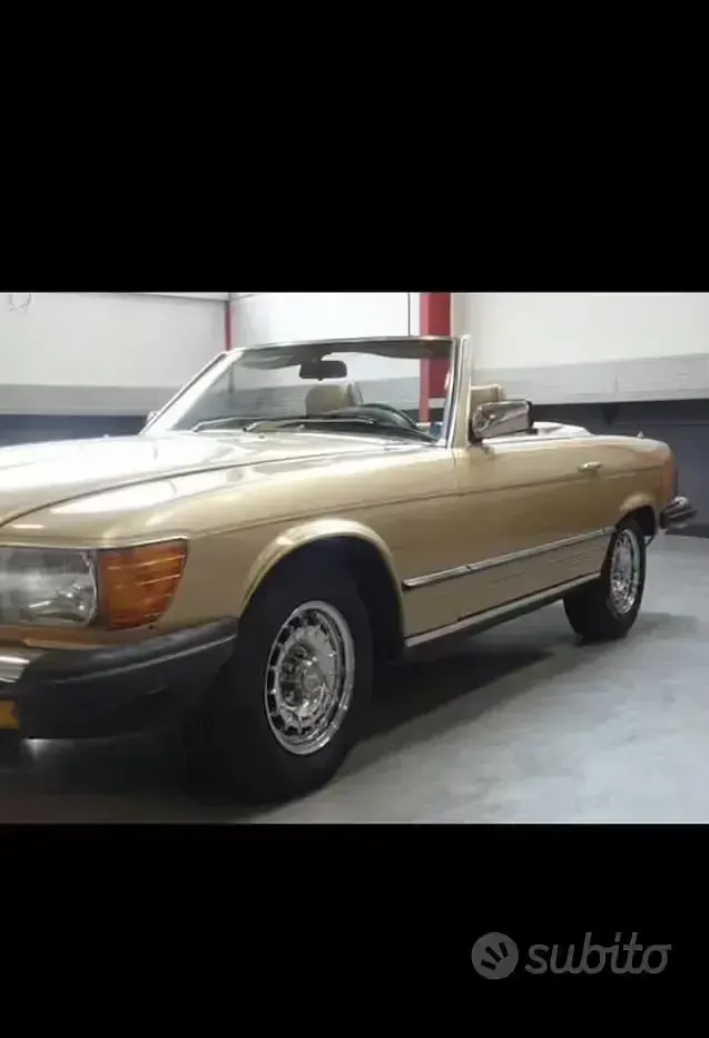 Usata Mercedes SL380 204 CV (150 kW) 1983 Marrone Cabrio