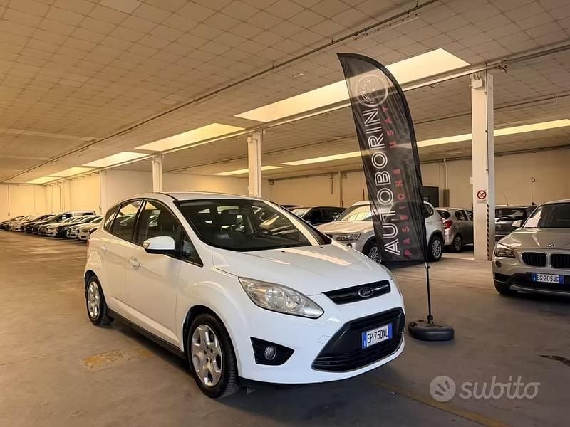 Usata Ford C-MAX Titanium 116 CV (85 kW) 2013 Bianco Monovolume