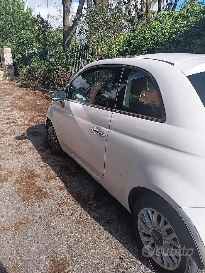 Usata Fiat 500 Lounge 95 CV (69 kW) 2014 Bianco Berlina
