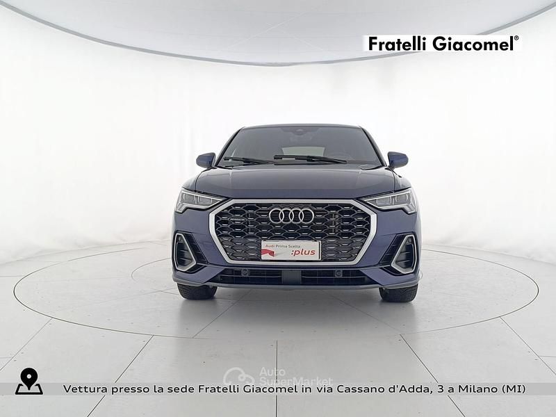 Usata Audi Q3 Sportback S-Line 193 CV (141 kW) 2024 Blu navarra metallizzato SUV