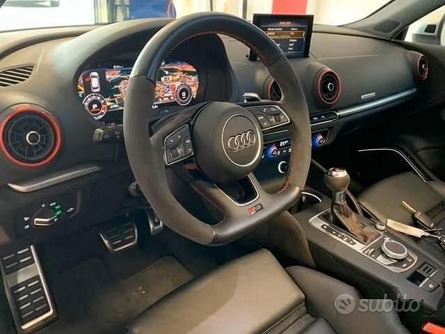 Usata Audi RS3 Ambiente 400 CV (294 kW) 2019 Bianco Berlina