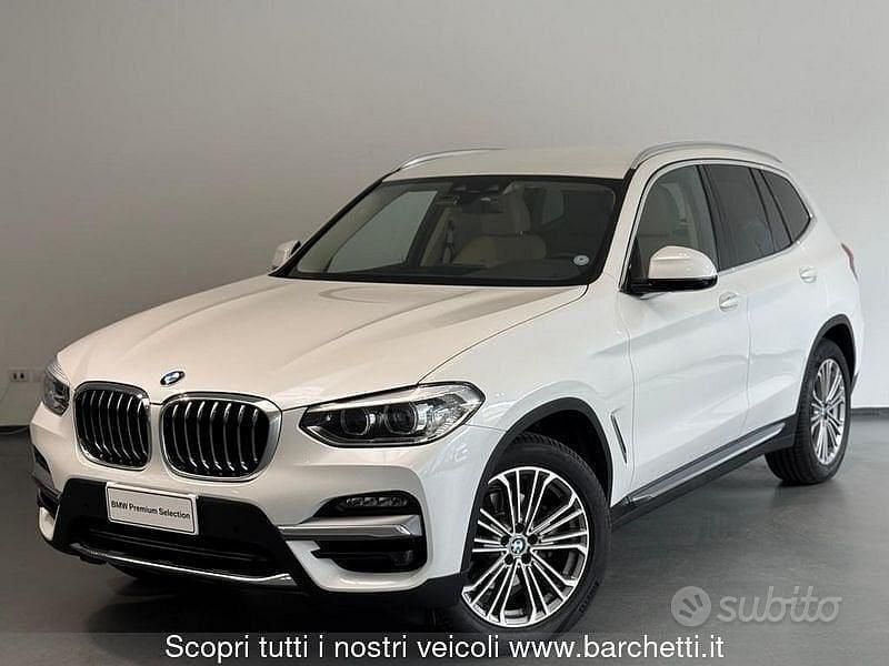 Usata BMW X3 Luxury Line 190 CV (139 kW) 2021 Bianco SUV