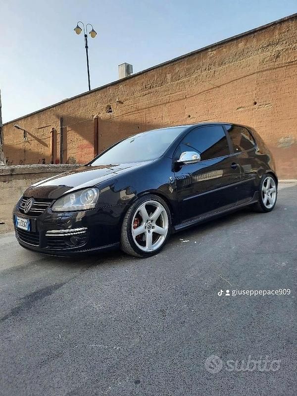 Usata VW Golf V 105 CV (77 kW) 2007 Nero Berlina