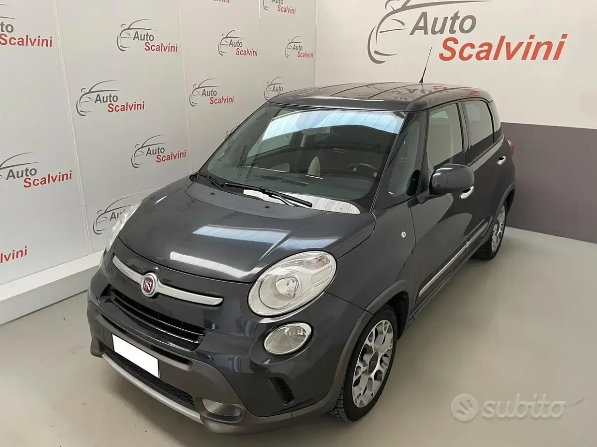 Usata Fiat 500L Trekking 95 CV (69 kW) 2015 Grigio Monovolume