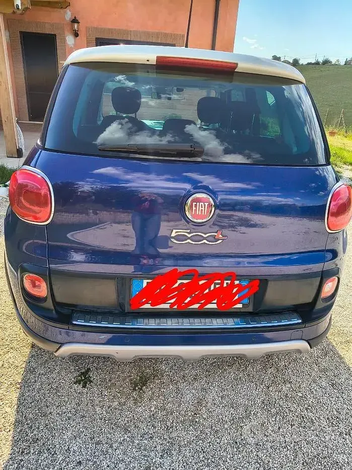 Usata Fiat 500L Trekking 105 CV (77 kW) 2015 Blu Monovolume