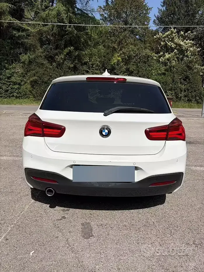 Usata BMW 116 M Sport 109 CV (80 kW) 2018 Bianco Utilitaria