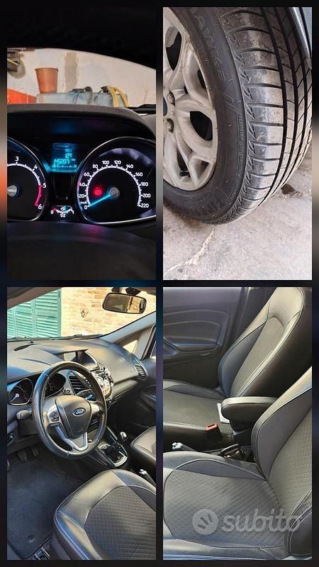 Usata Ford Ecosport Titanium 95 CV (69 kW) 2017 Nero SUV