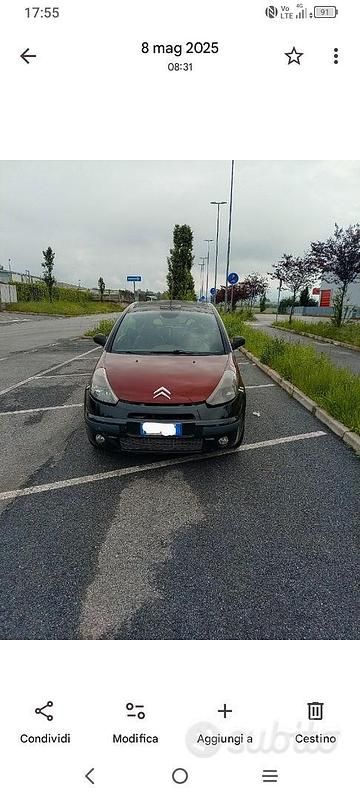 Brugt Citroën C3 Pluriel 73 HK (53 kW) 2009 Rød Cabriolet