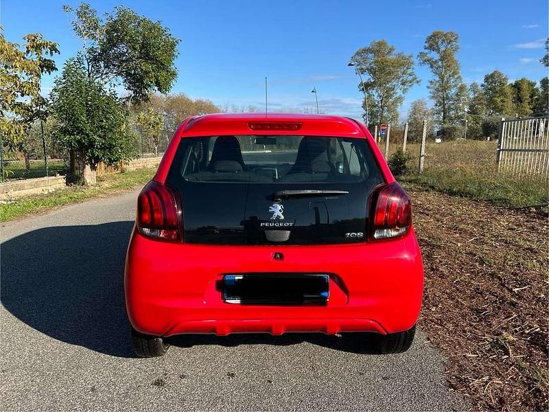 Usata Peugeot 108 Access 69 CV (50 kW) 2015 Rosso Utilitaria