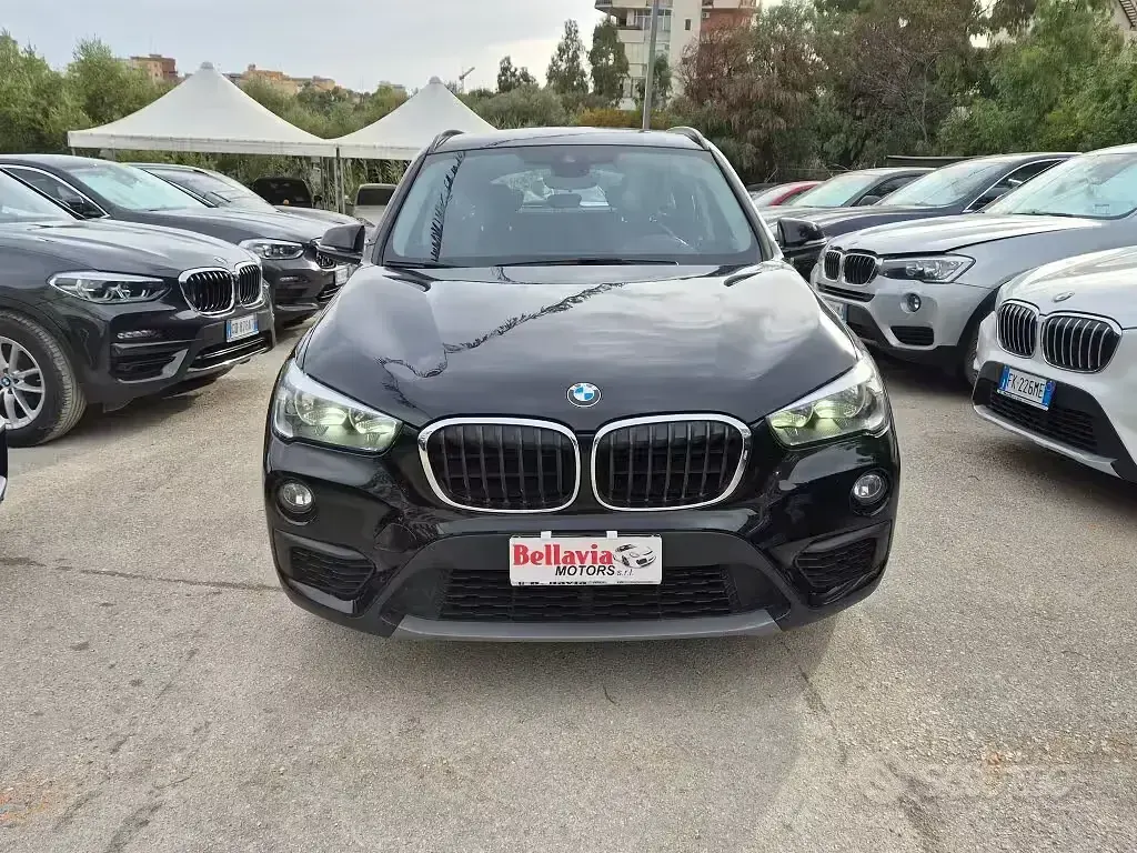 Usata BMW X1 Sport Line 150 CV (110 kW) 2019 Nero SUV