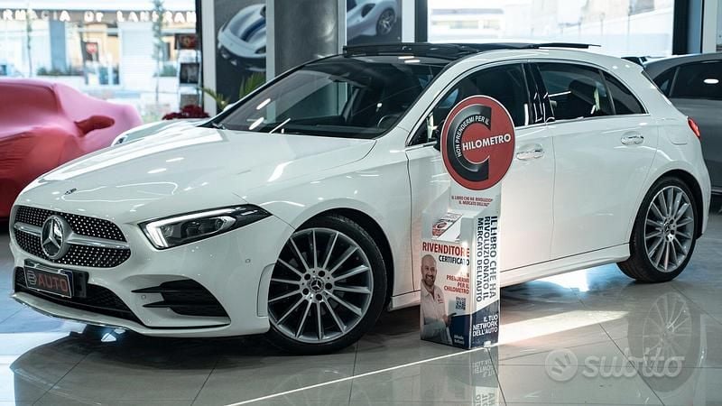 Bianco Usata 2019 Mercedes A180 Premium Plus Tre volumi | 25.999 € (Buon prezzo) - Immagine 1/4