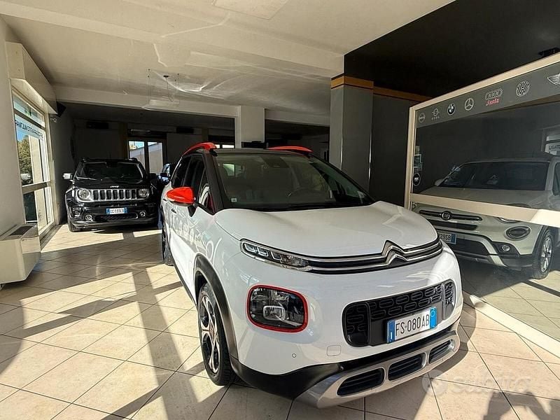 Bianco Usata 2018 Citroën C3 Aircross Shine SUV | 11.500 € (Buon prezzo) - Immagine 1/4