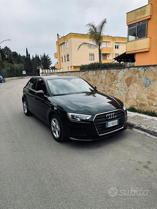 Usata Audi A3 116 CV (85 kW) 2017 Nero Berlina