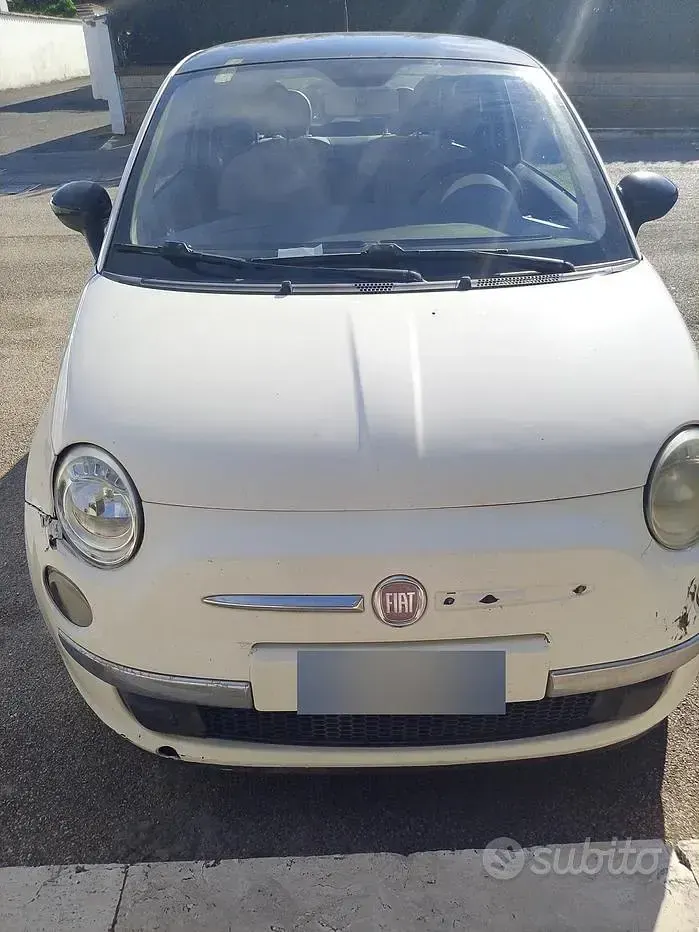 Usata Fiat 500 69 CV (50 kW) 2012 Bianco Utilitaria