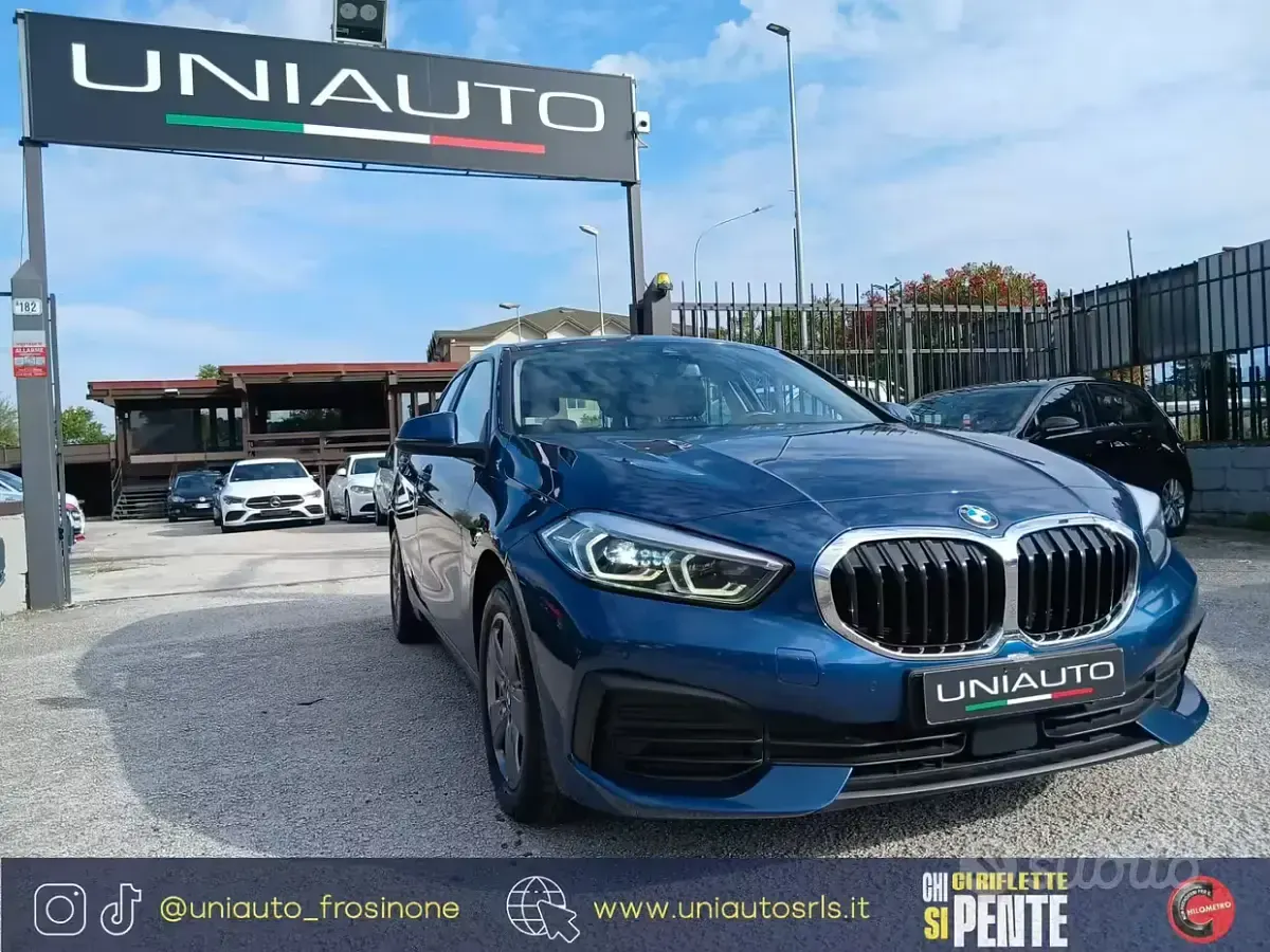 Usata BMW 116 Advantage 116 CV (85 kW) 2022 Blu Utilitaria