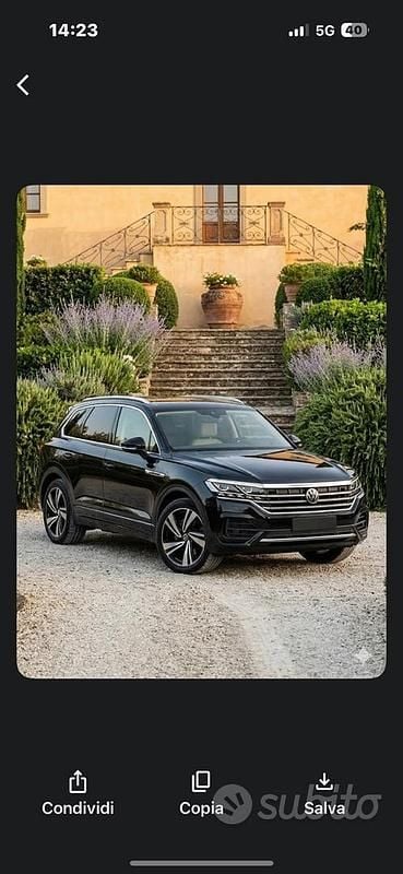 Usata VW Touareg Advance 231 CV (169 kW) 2019 Blu SUV