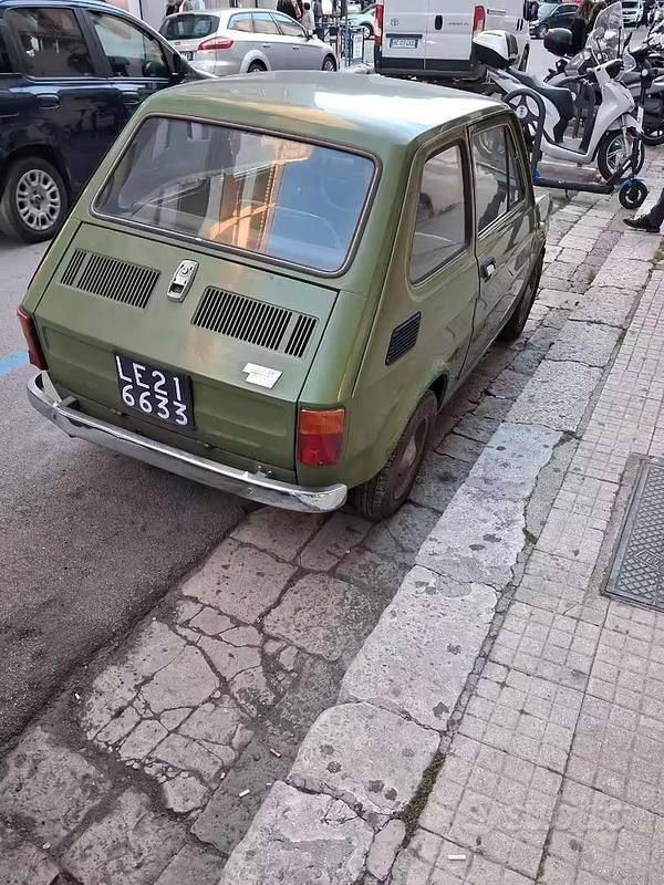 Usata Fiat 126 1970 Verde Utilitaria