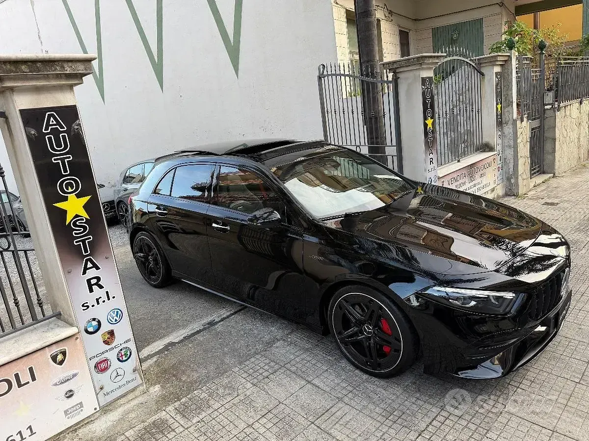 Usata Mercedes A35 AMG AMG Line Premium 305 CV (224 kW) 2025 Nero Berlina