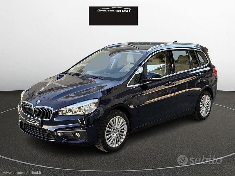 Usata BMW 216 Gran Tourer Luxury Line 116 CV (85 kW) 2015 Blu Monovolume
