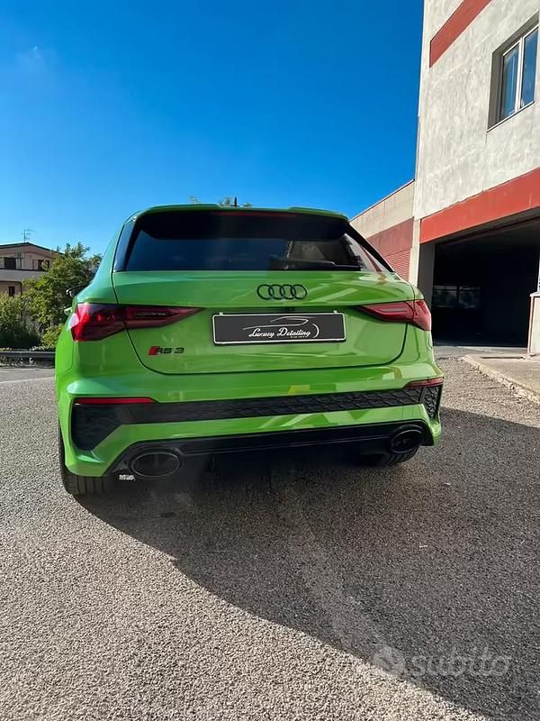 Usata Audi RS3 400 CV (294 kW) 2022 Verde Berlina