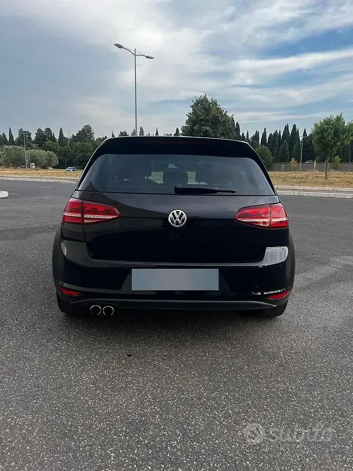 Usata VW Golf VII GTD 184 CV (135 kW) 2015 Nero Berlina