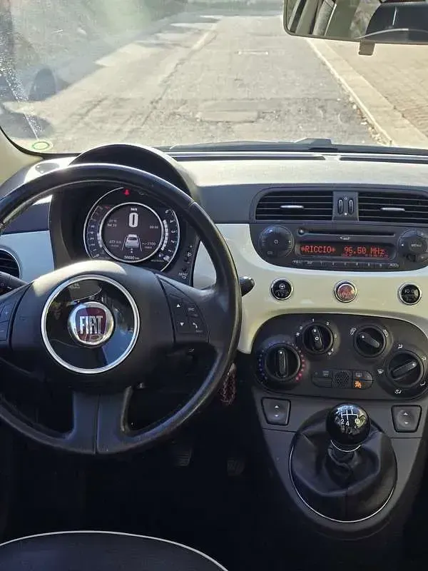 Usata Fiat 500 Lounge 105 CV (77 kW) 2015 Bianco Berlina