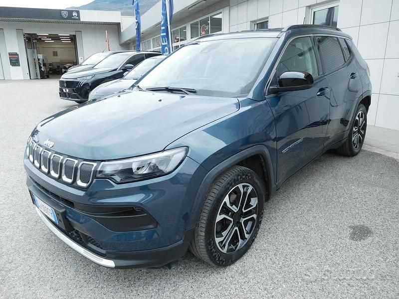 Usata Jeep Compass Limited 131 CV (96 kW) 2022 Blu SUV