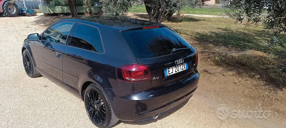 Usata Audi A3 2011 Nero Utilitaria
