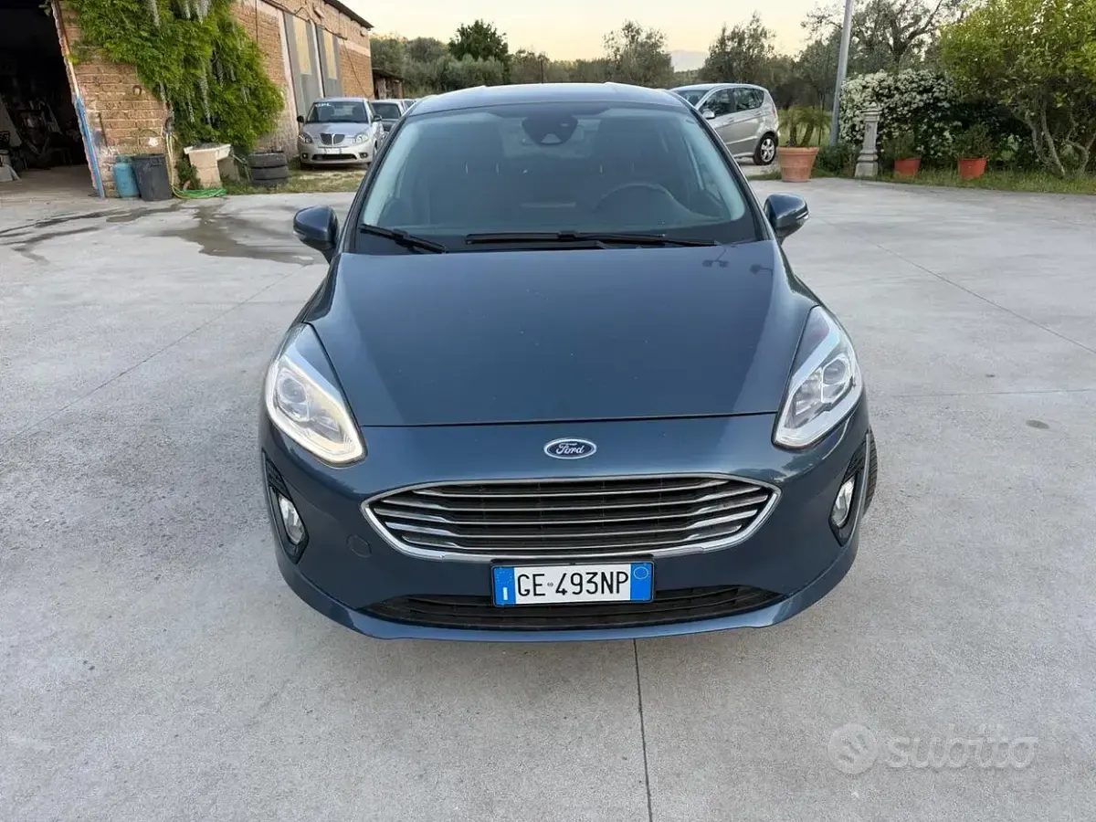 Usata Ford Fiesta Titanium 125 CV (91 kW) 2021 Blu Utilitaria