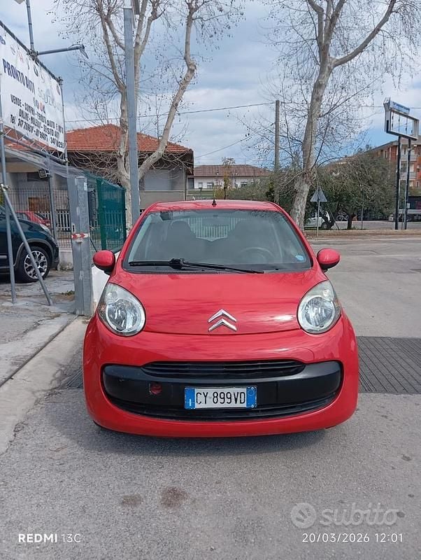 Usata Citroën C1 68 CV (50 kW) 2005 Rosso Utilitaria