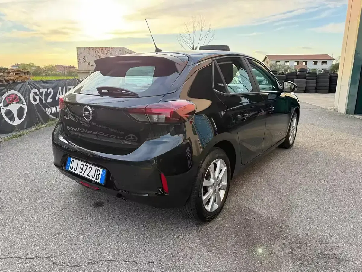 Usata Opel Corsa Edition 75 CV (55 kW) 2022 Nero Utilitaria