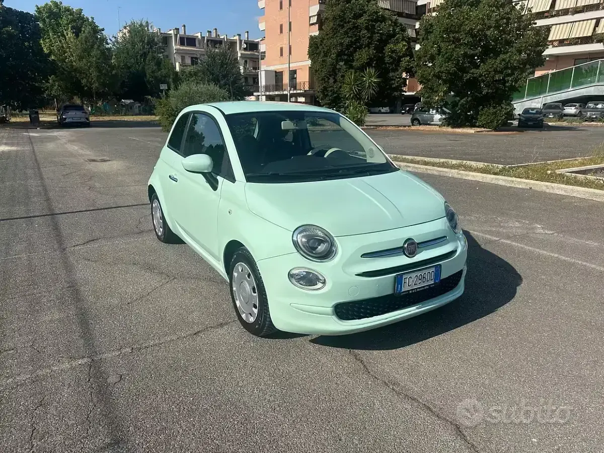 Usata Fiat 500 Pop 69 CV (50 kW) 2016 Verde Berlina