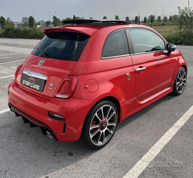 Usata Abarth 595 Turismo 165 CV (121 kW) 2018 Rosso Berlina
