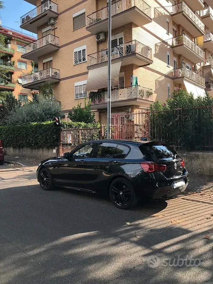 Usata BMW 118 Shadowline 150 CV (110 kW) 2017 Nero Utilitaria