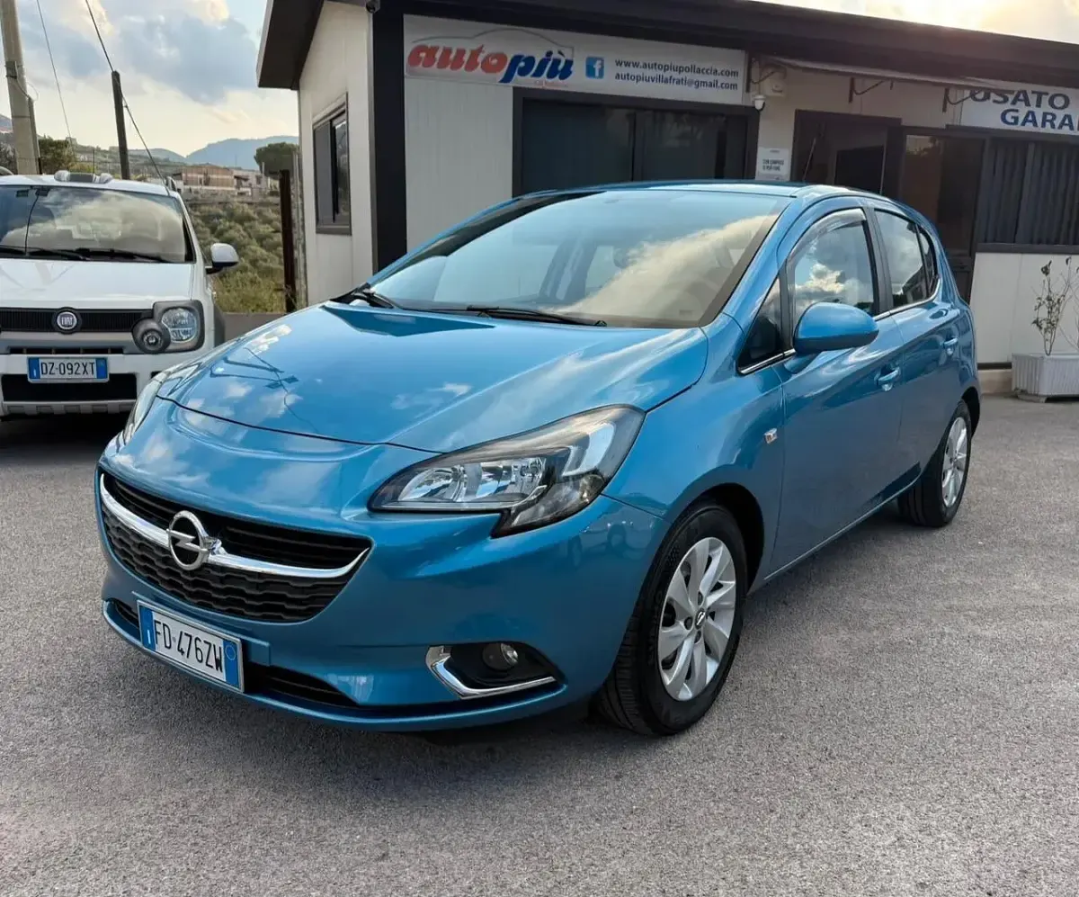 Usata Opel Corsa 75 CV (55 kW) 2016 Blu Utilitaria