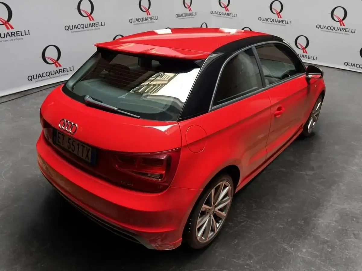 Usata Audi A1 S-Line 90 CV (66 kW) 2014 Rosso Utilitaria