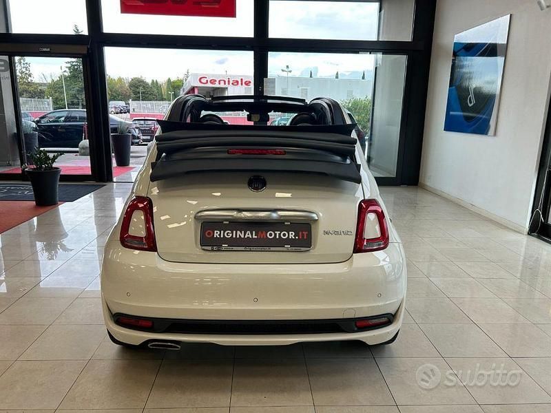Usata Fiat 500C Connect 69 CV (50 kW) 2022 Bianco Cabrio