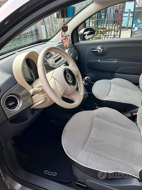 Usata Fiat 500 Lounge 69 CV (50 kW) 2015 Grigio Berlina