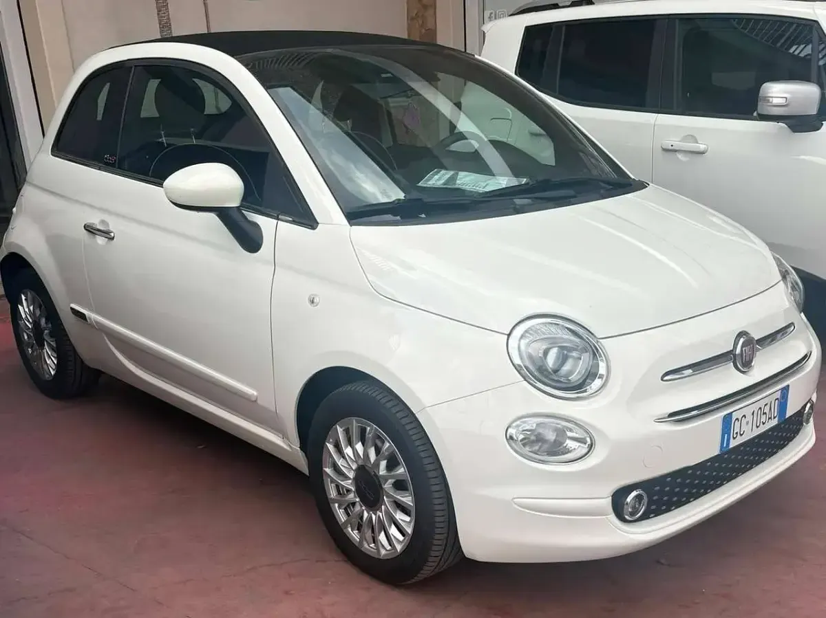 Usata Fiat 500C Dolcevita 69 CV (50 kW) 2020 Bianco Cabrio