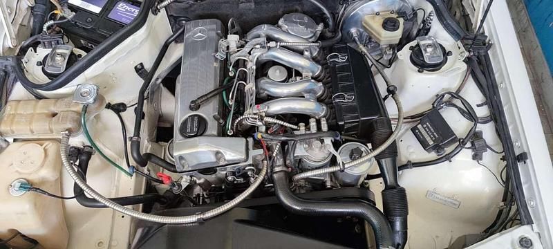 Usata Mercedes 190 72 CV (52 kW) 1989 Bianco Berlina