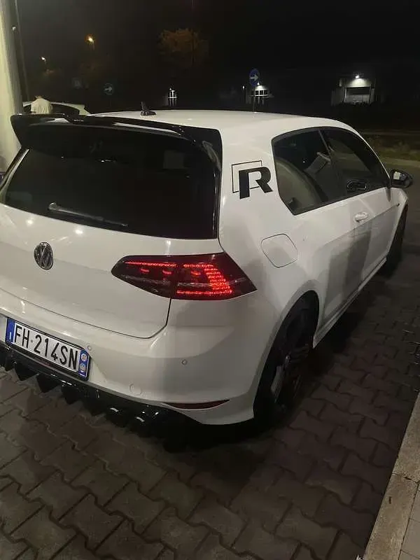 Usata VW Golf VII R 300 CV (220 kW) 2014 Bianco Berlina