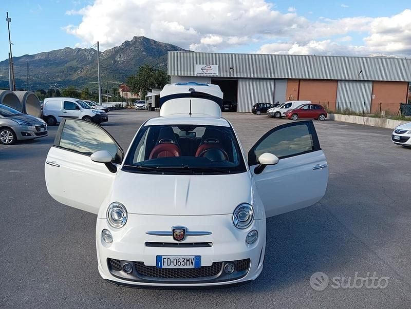 Usata Fiat 500 Abarth 160 CV (117 kW) 2016 Bianco Berlina