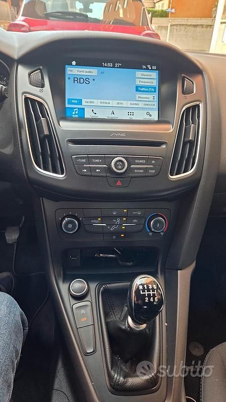 Usata Ford Focus S 95 CV (69 kW) 2017 Nero Berlina